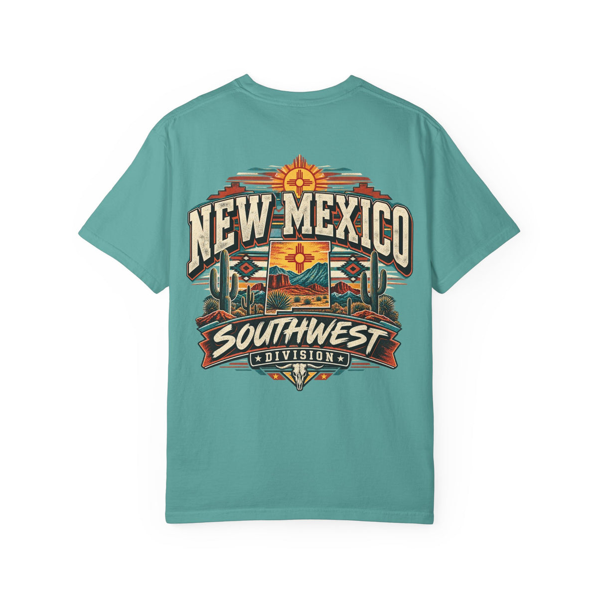 New Mexico Rodeo Club Unisex Comfort Color 1717 Streetwear Graphic Tee