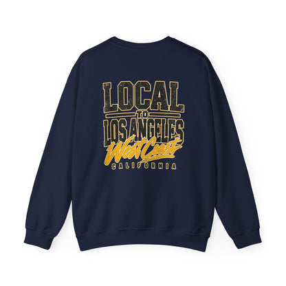 Local to Los Angeles West Coast California Unisex Crewneck Sweatshirt Graphic