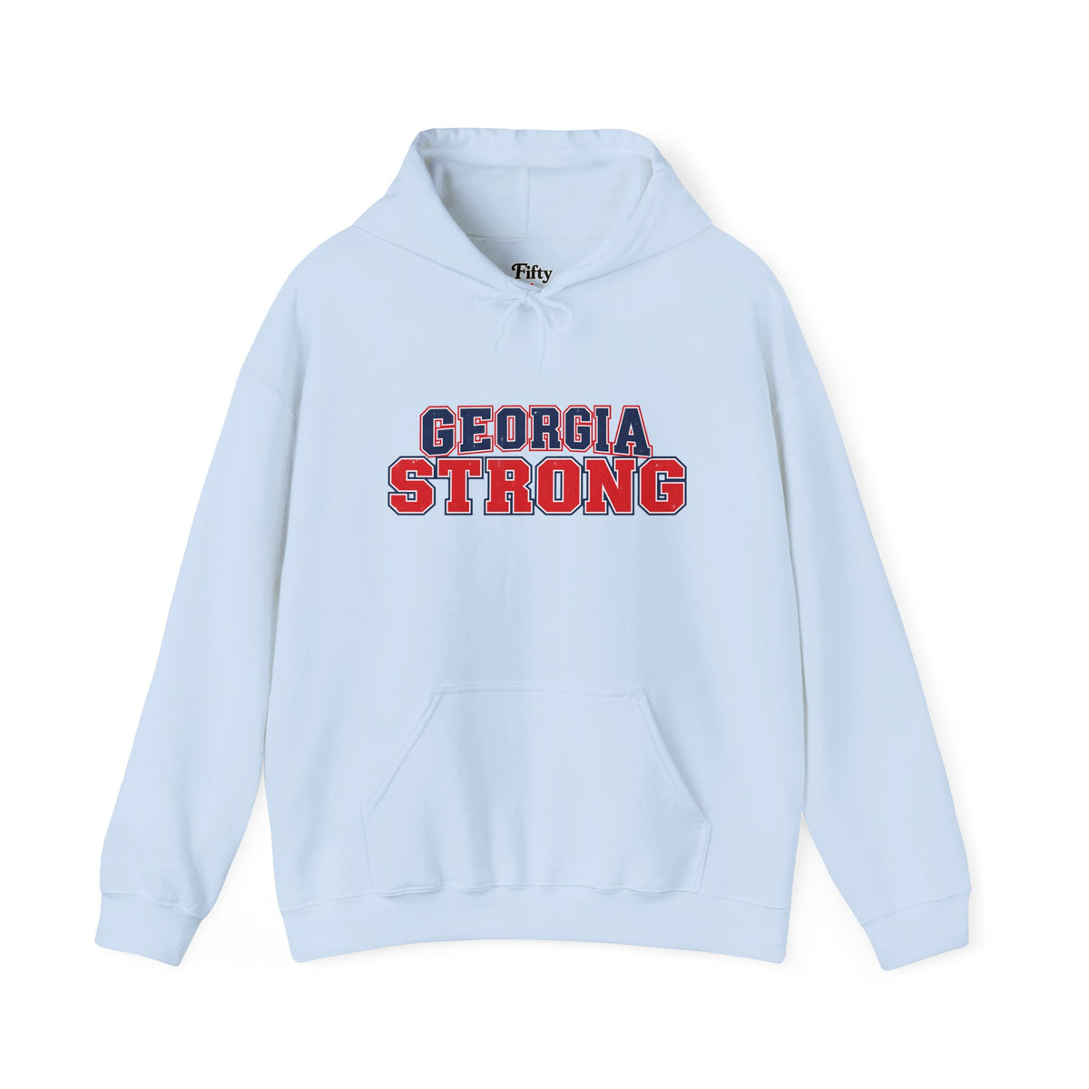 Georgia Strong Unisex Hoodie State Name Graphic