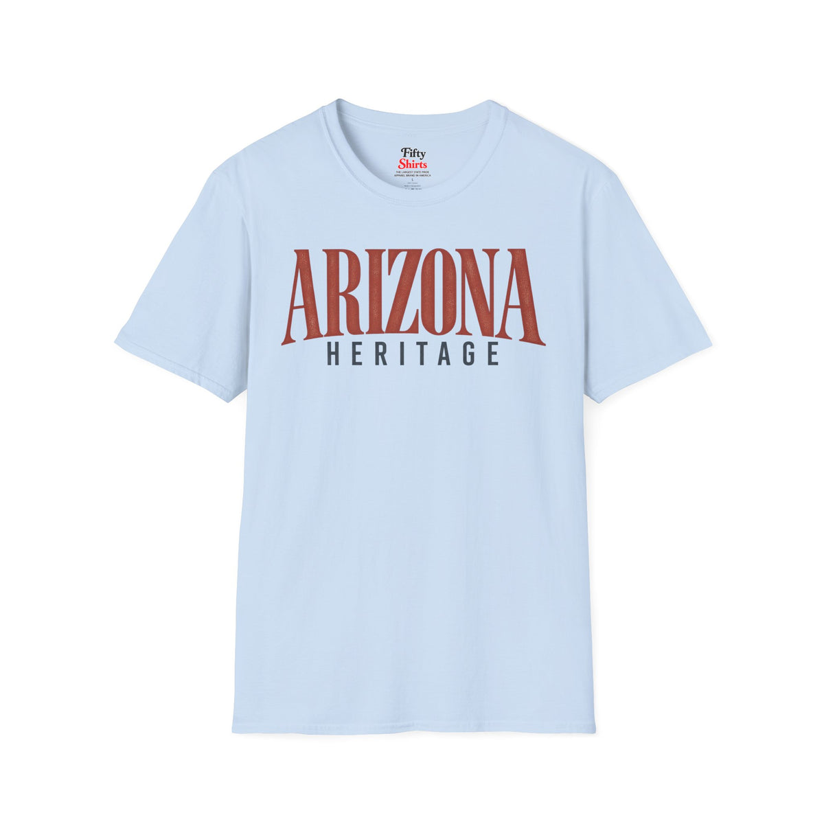 Arizona Heritage Unisex Softstyle T Shirt State Name Graphic Tee