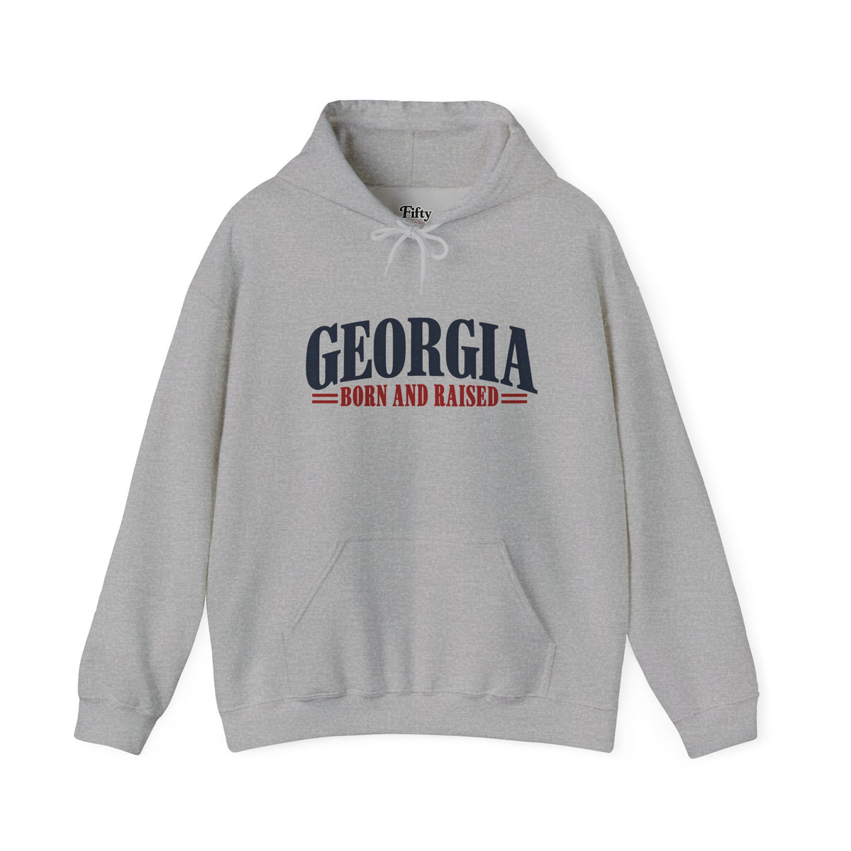 Georgia Born and Raised Premium Heritage Unisex Hoodie Graphic