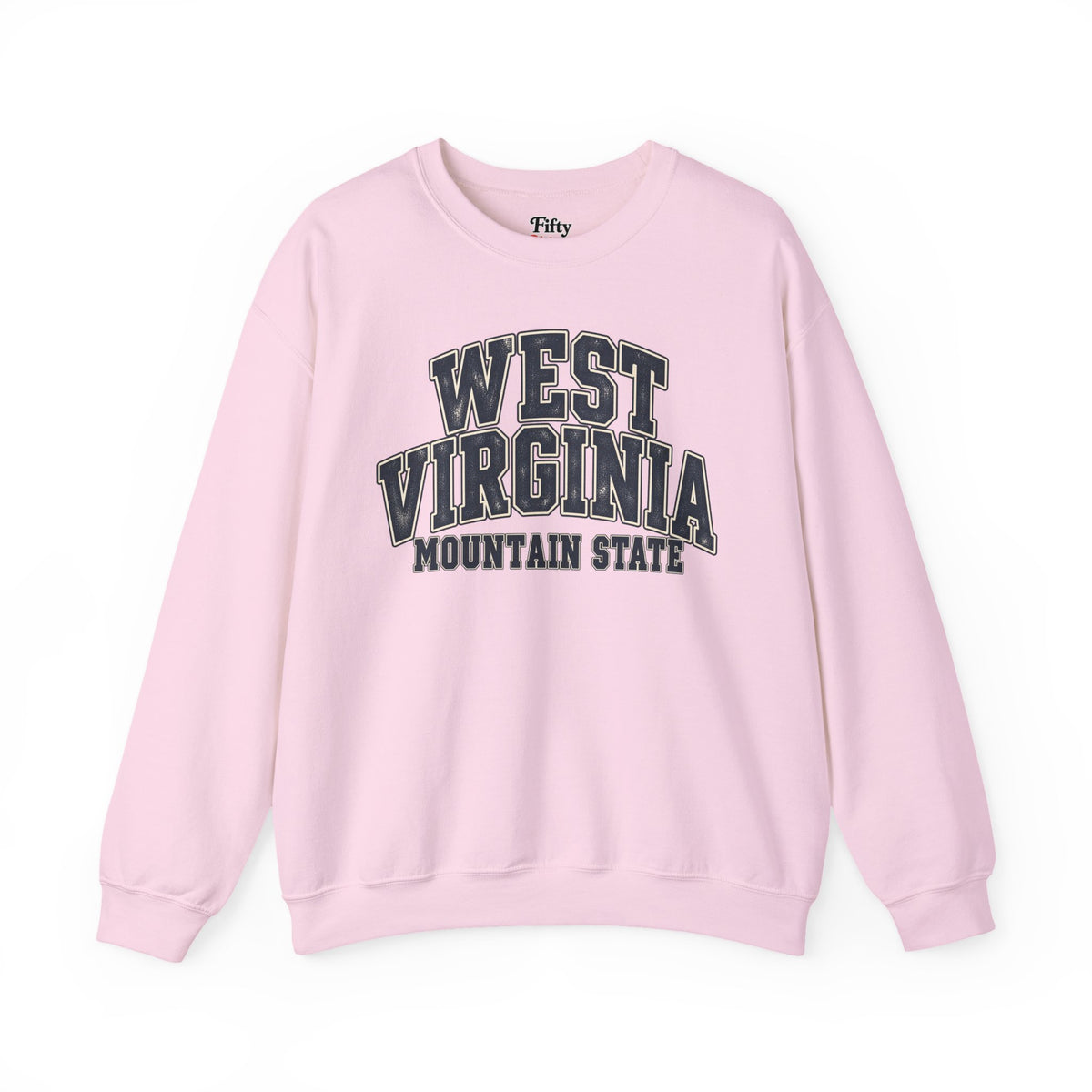 West Virginia Mountain State Unisex Crewneck Sweatshirt State Name Graphic