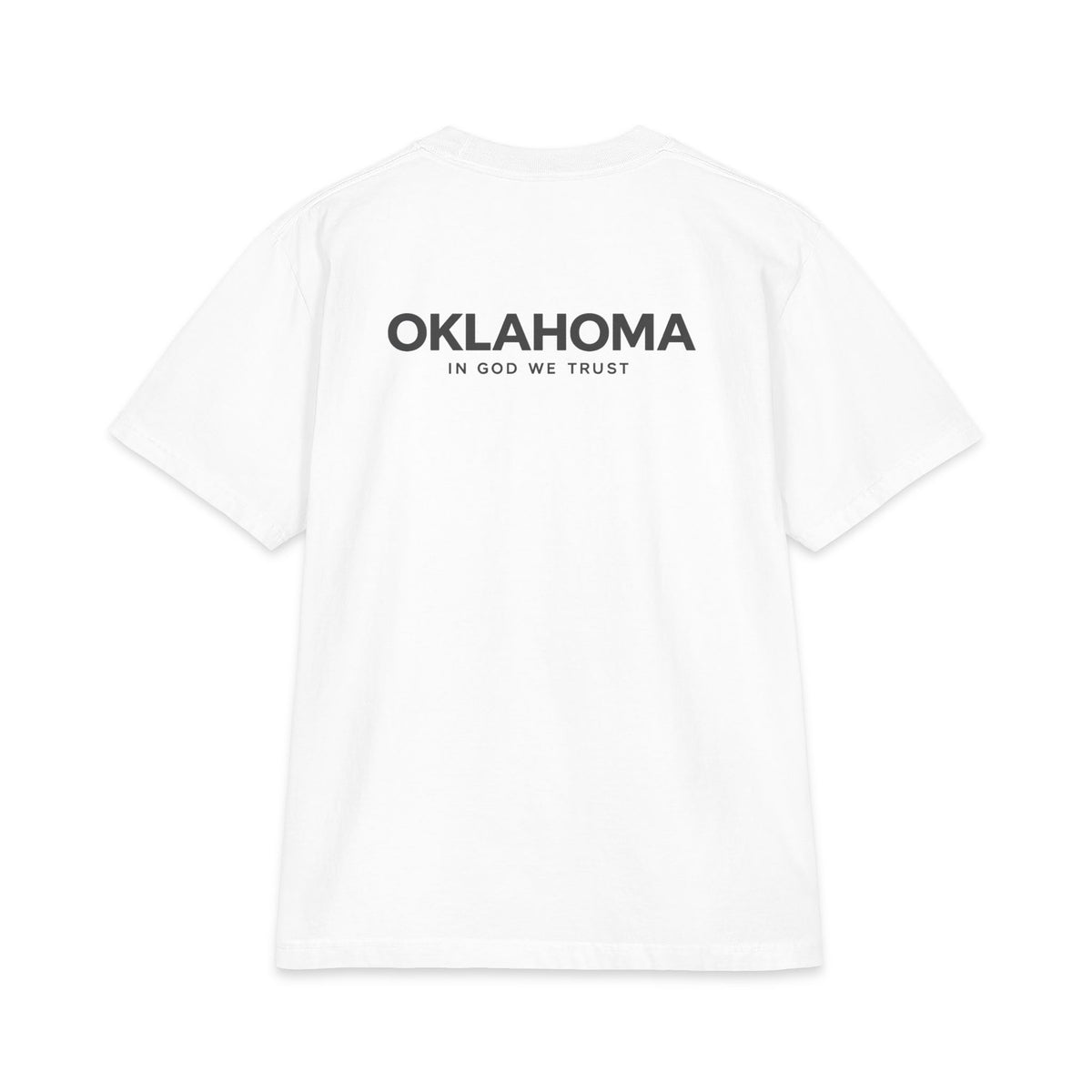Oklahoma All State In God We Trust Unisex Max Heavyweight Short Sleeve