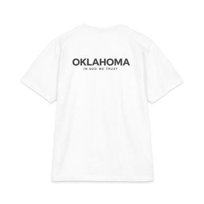 Oklahoma All State In God We Trust Unisex Max Heavyweight Short Sleeve