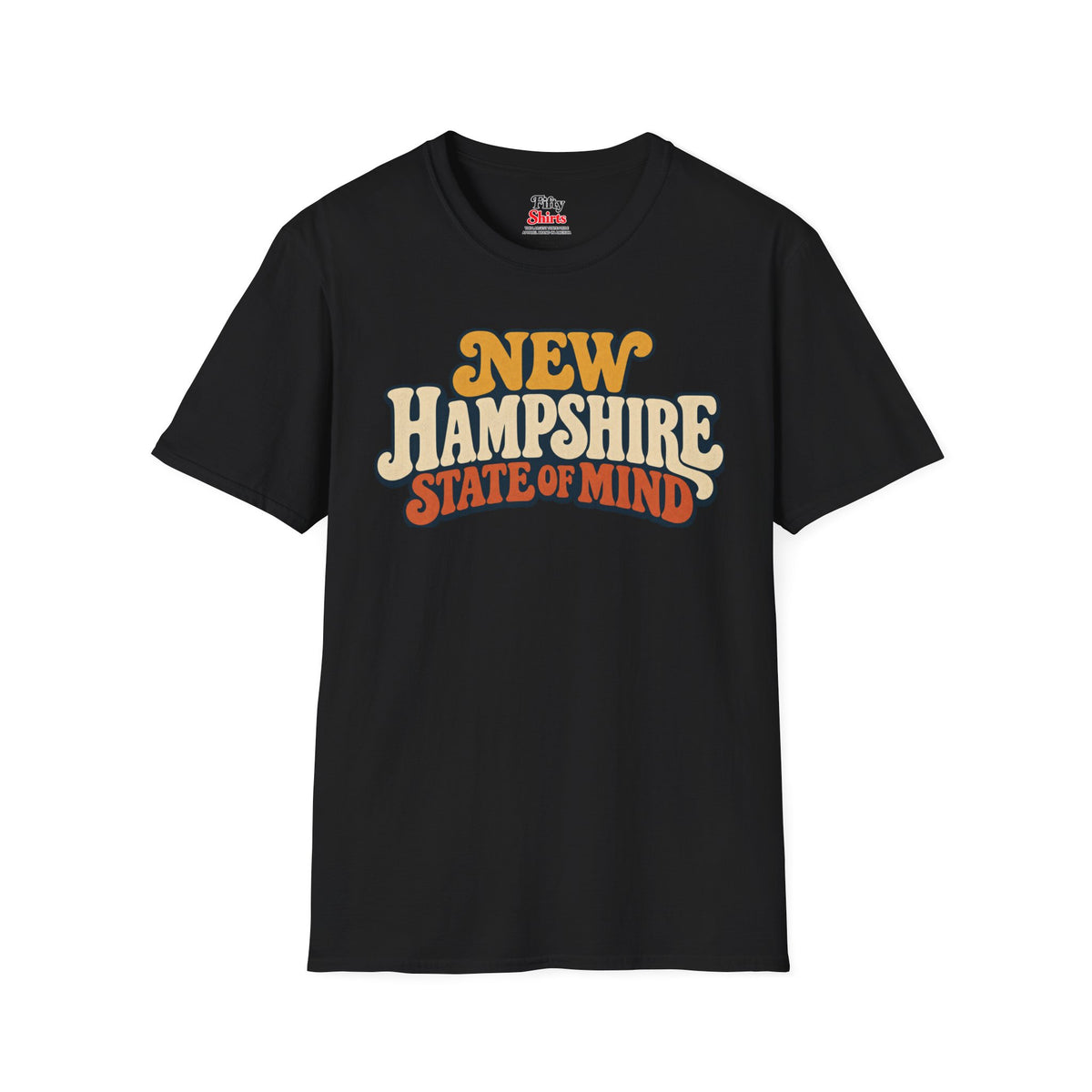 New Hampshire State of Mind Unisex Softstyle T Shirt State Name Graphic Tee