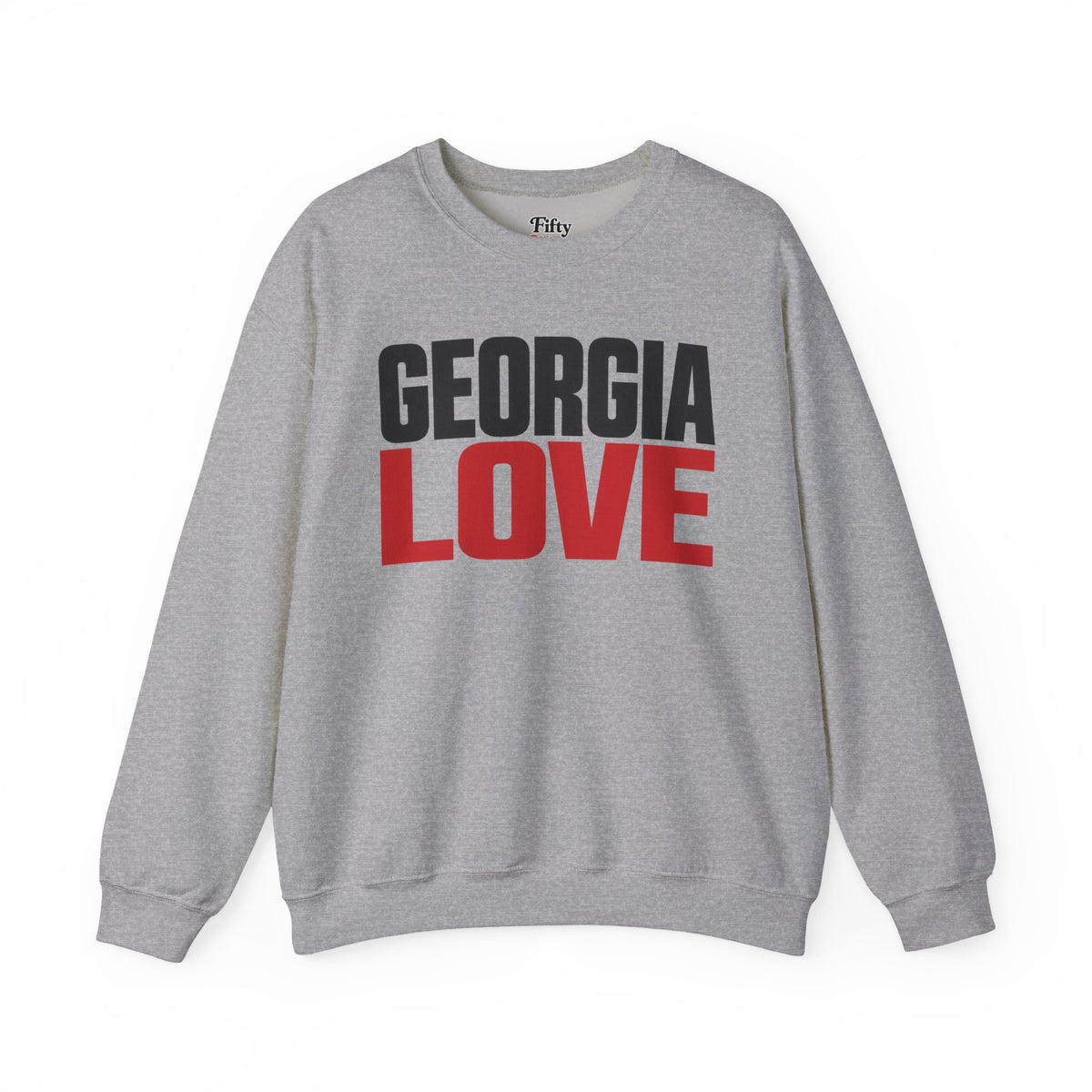 Georgia Love Unisex Crewneck Sweatshirt State Name Graphic