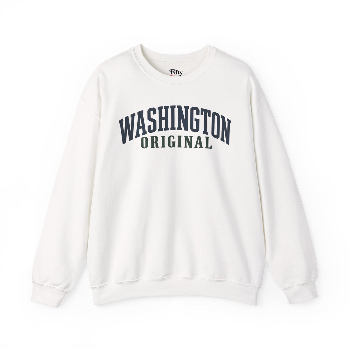 Washington Original Unisex Crewneck Sweatshirt State Name Graphic