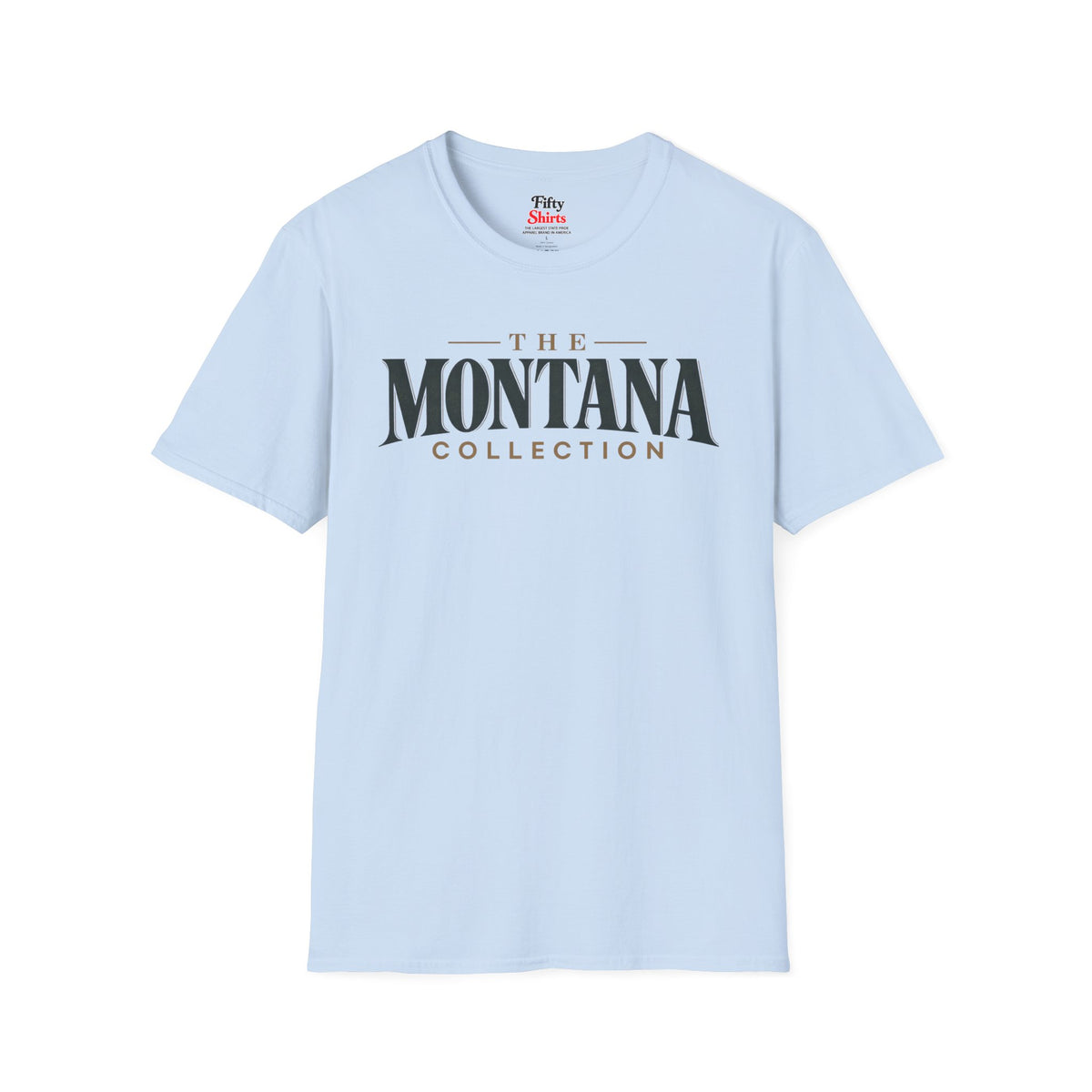 The Montana Collection Unisex Softstyle T Shirt State Name Graphic Tee