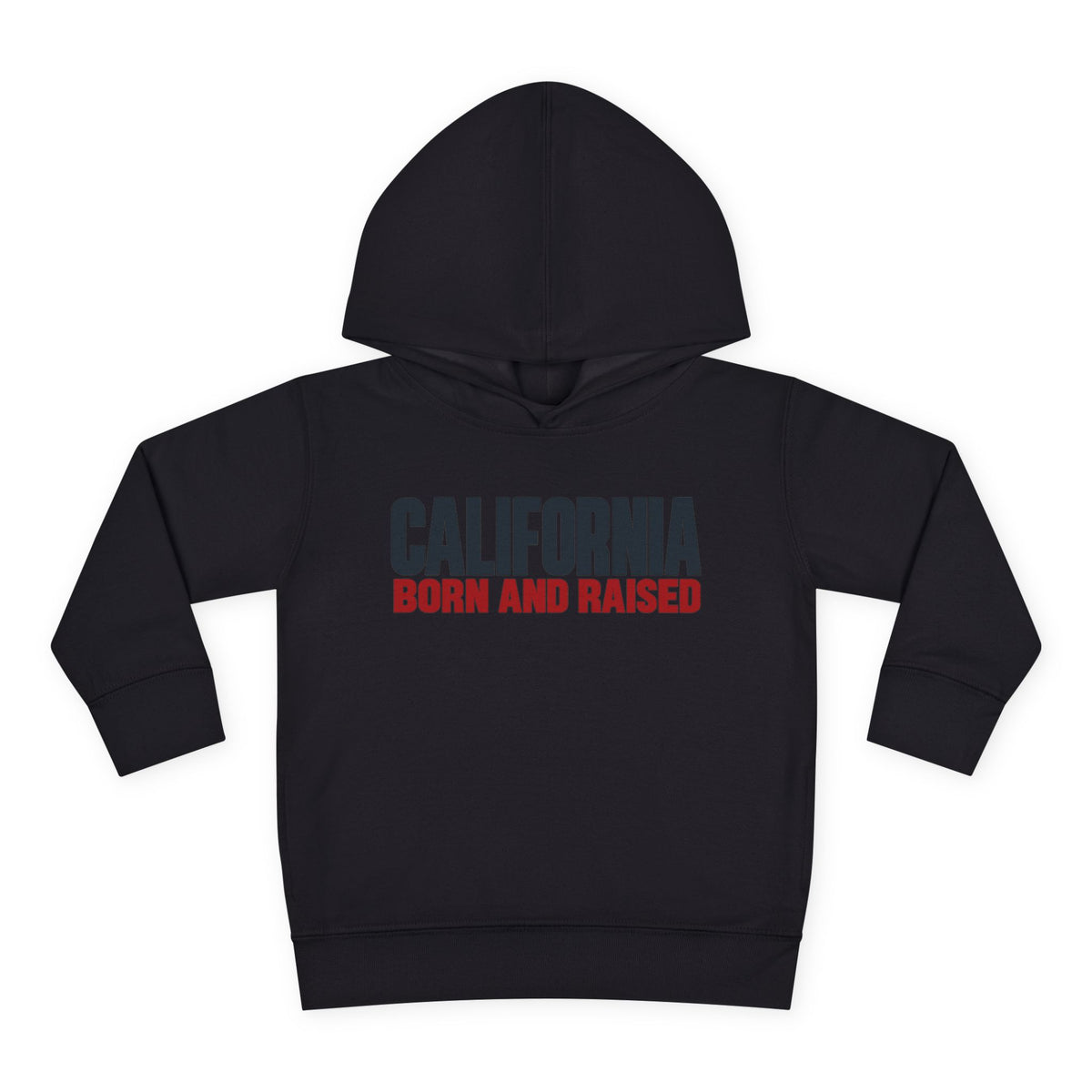 California Born and Raised Minimal Modern Unisex Toddler Pullover Fleece Hoodie