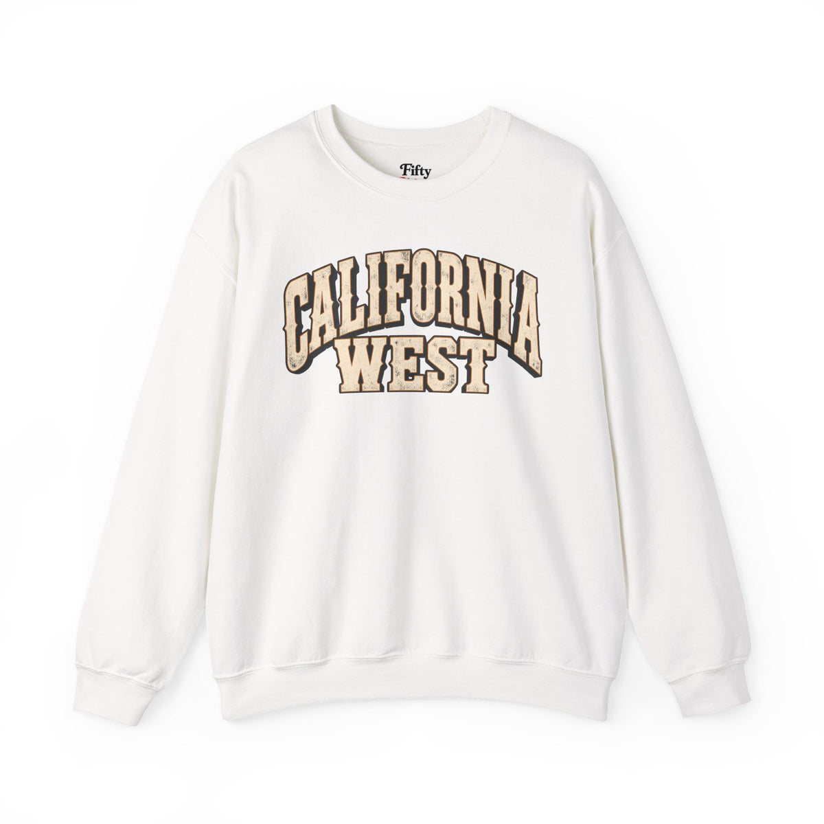 California West Unisex Crewneck Sweatshirt State Name Graphic