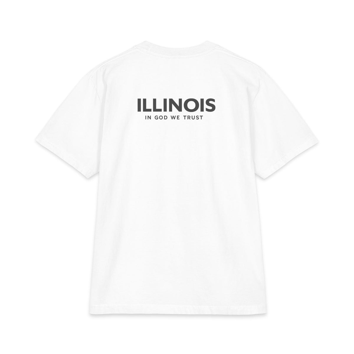 Illinois All State In God We Trust Unisex Max Heavyweight Short Sleeve