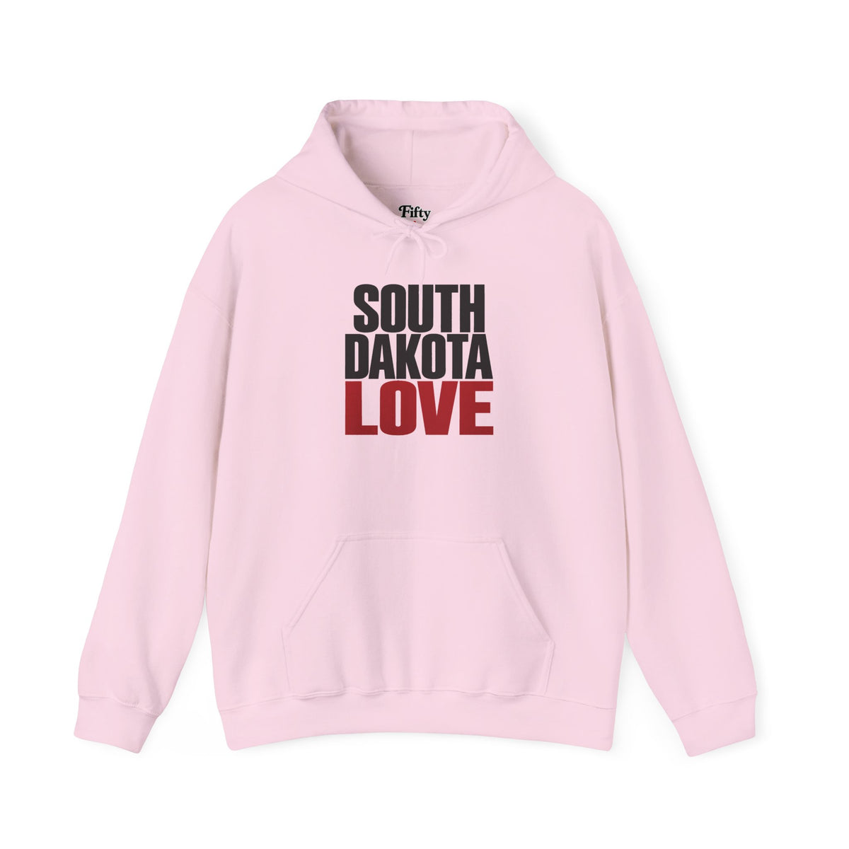 South Dakota Love Unisex Hoodie State Name Graphic