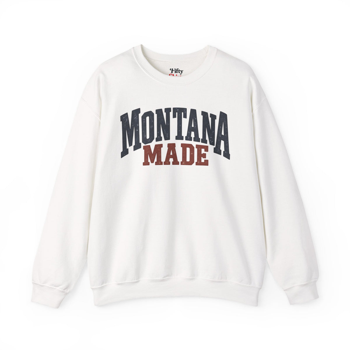 Montana Made Unisex Crewneck Sweatshirt State Name Graphic