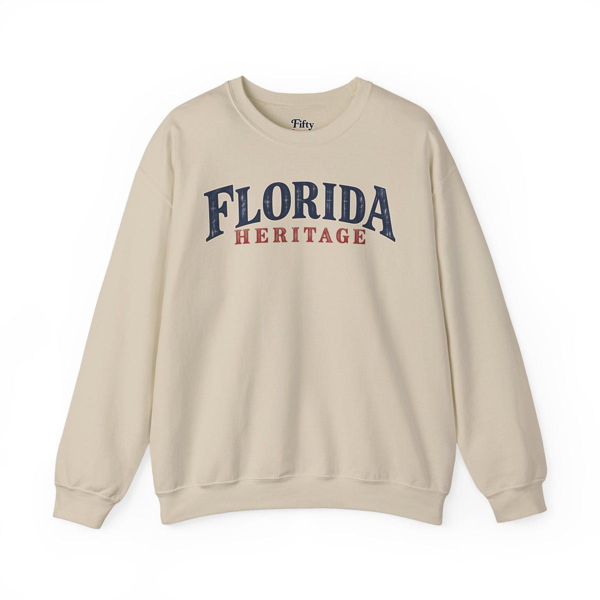 Florida Heritage Unisex Crewneck Sweatshirt State Name Graphic