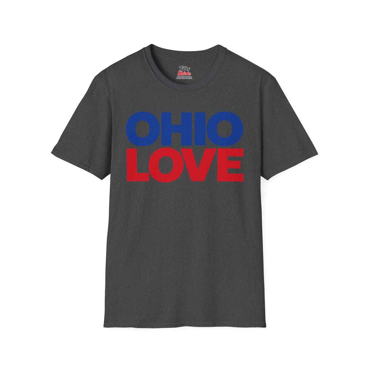 Ohio Love Unisex Softstyle T Shirt State Name Graphic Tee