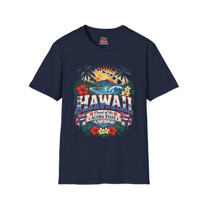 Hawaii State Pride Unisex Softstyle T Shirt State Pride Graphic Tee Collections FS03