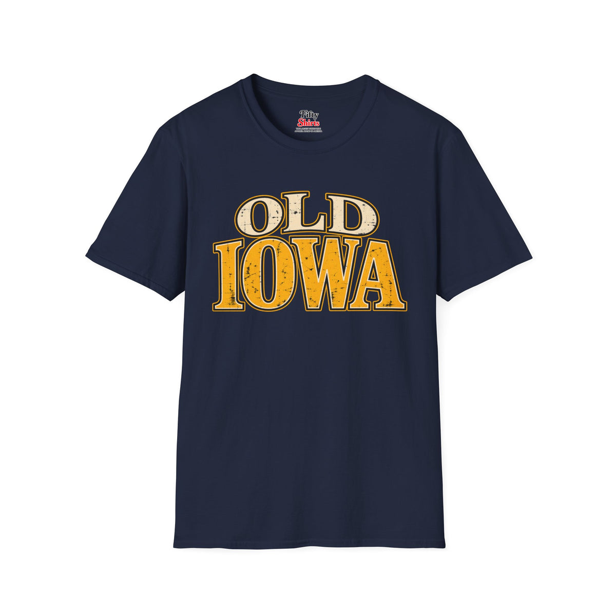 Old Iowa Unisex Softstyle T Shirt State Name Graphic Tee