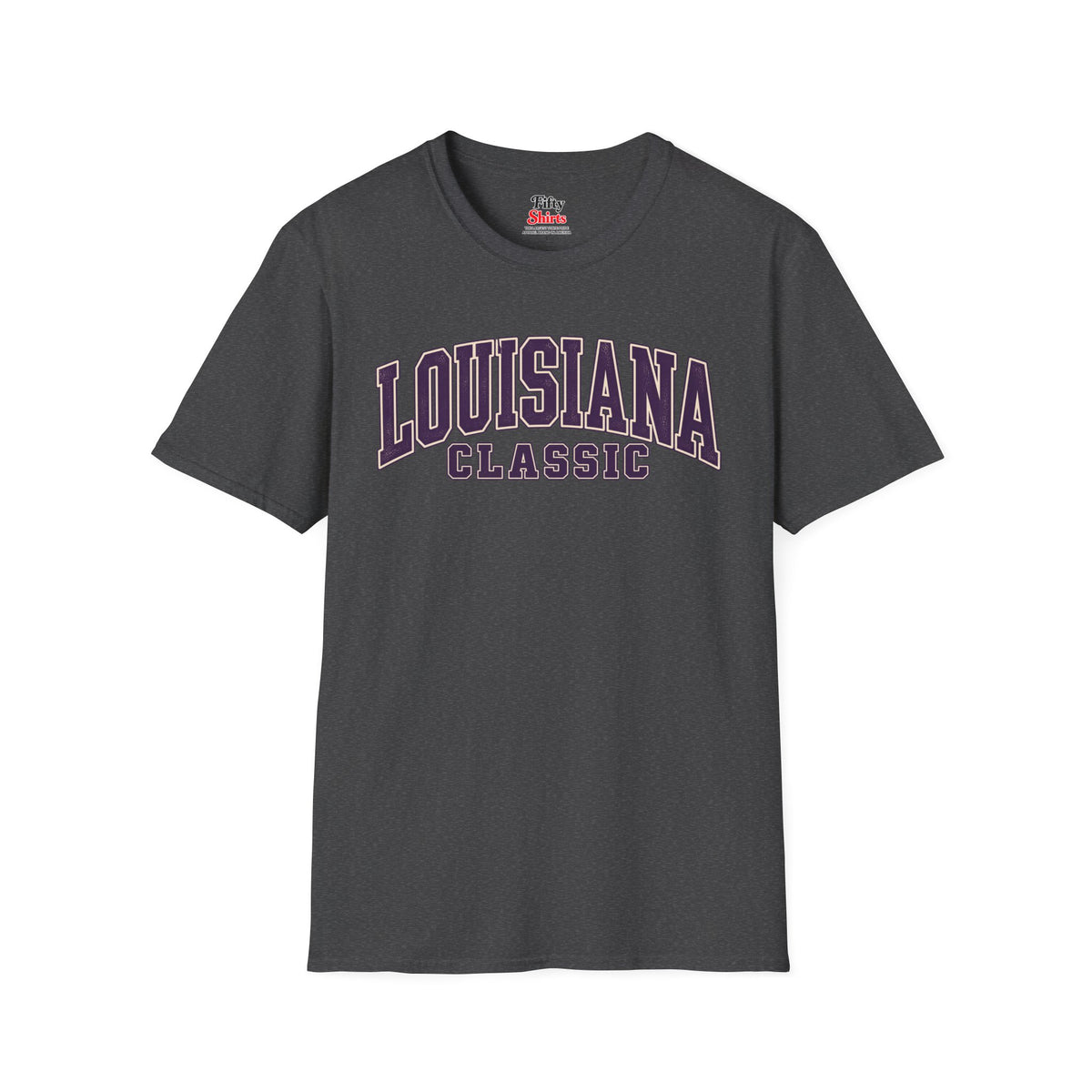 Louisiana Classic Unisex Softstyle T Shirt State Name Graphic Tee