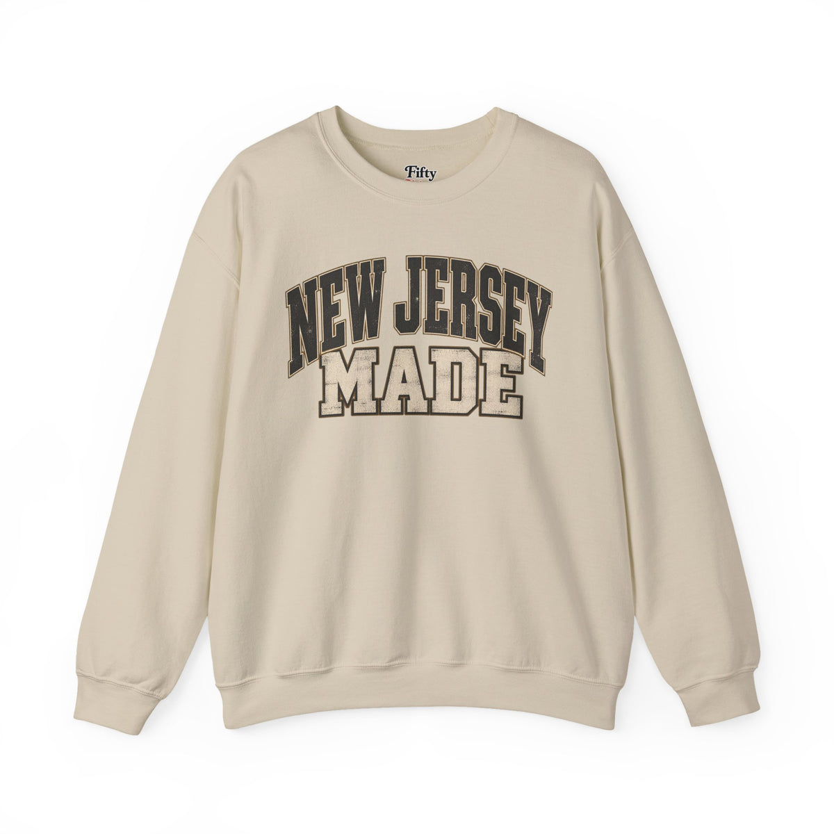 New Jersey made Unisex Crewneck Sweatshirt State Name Graphic