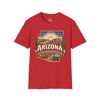 Arizona State Pride Unisex Softstyle T Shirt State Pride Graphic Tee Collections FS03