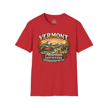 Vermont Mountain Outfitters Unisex Softstyle T Shirt State Pride Graphic Tee Collections FS03