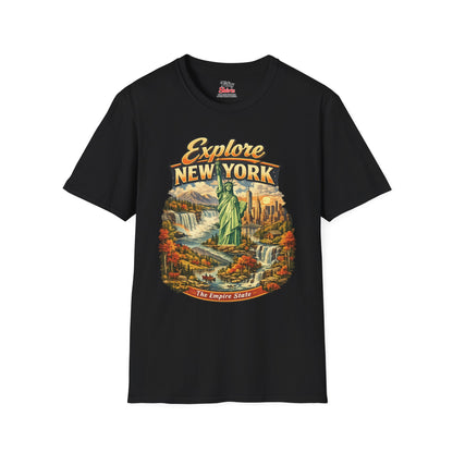 Explore New York Unisex Softstyle T Shirt State Pride Graphic Tee Collections FS03