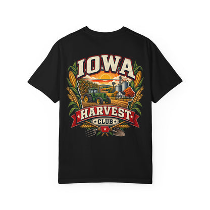 Iowa Harvest Club Unisex Comfort Color 1717 Streetwear Graphic Tee