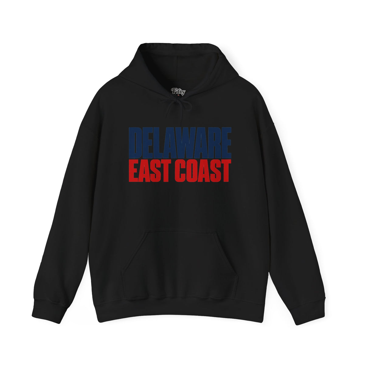 Delaware East Coast Unisex Hoodie State Name Graphic