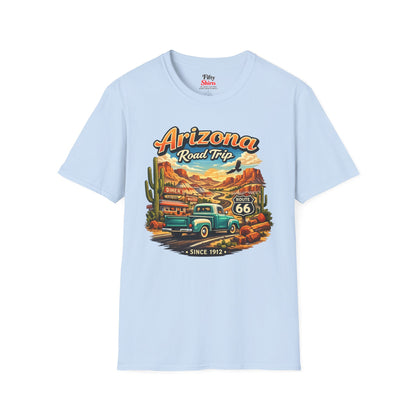 Arizona Roadtrip Unisex Softstyle T Shirt State Pride Graphic Tee Collections FS03