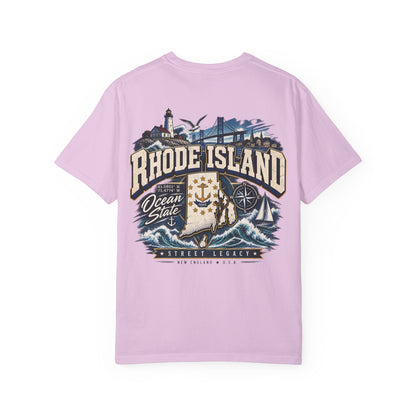 Rhode Island Street Legacy Unisex Comfort Color 1717 Streetwear Graphic Tee