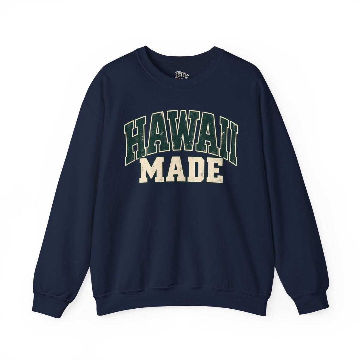 Hawaii Made Unisex Crewneck Sweatshirt State Name Graphic