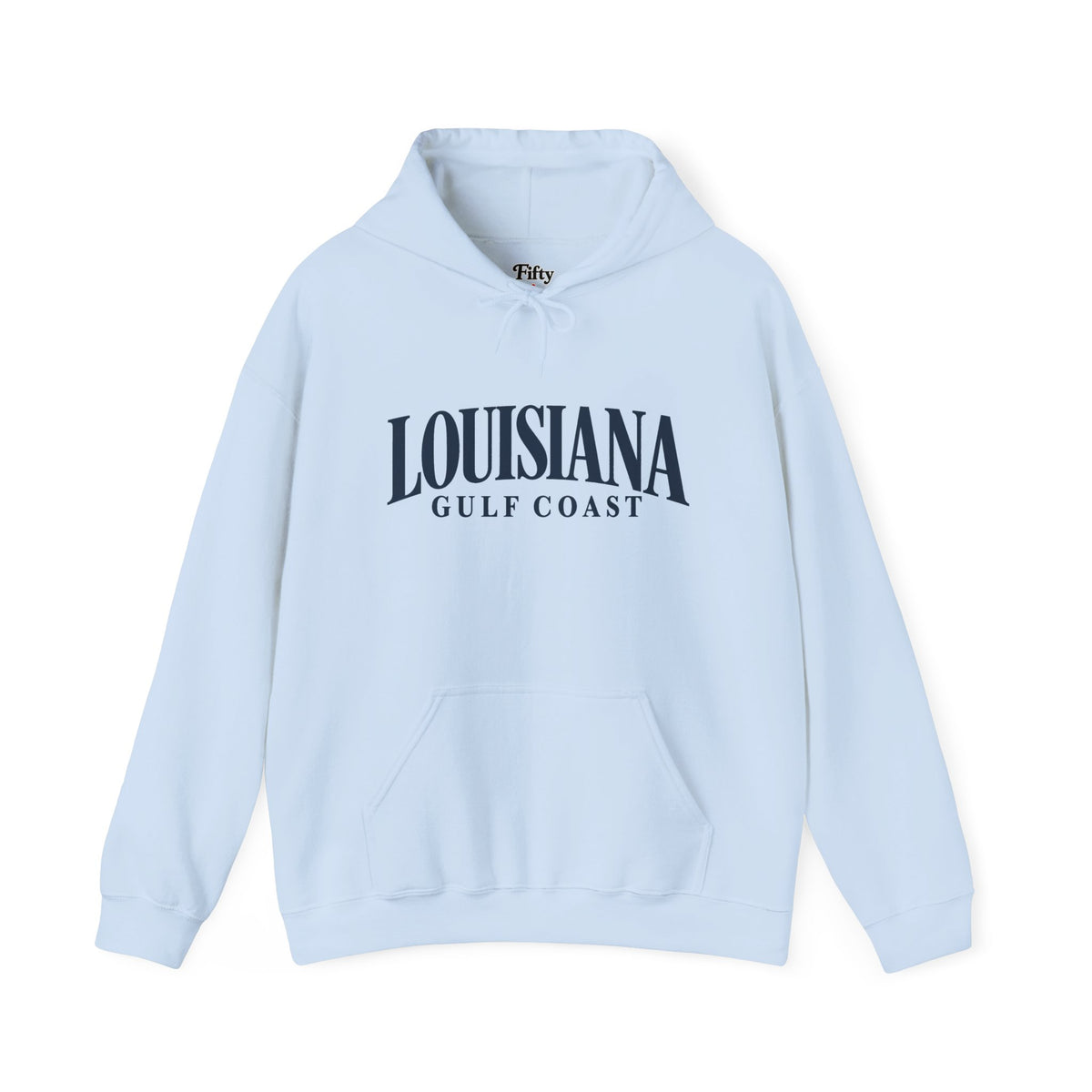 Louisiana Gulf Coast Unisex Hoodie State Name Graphic