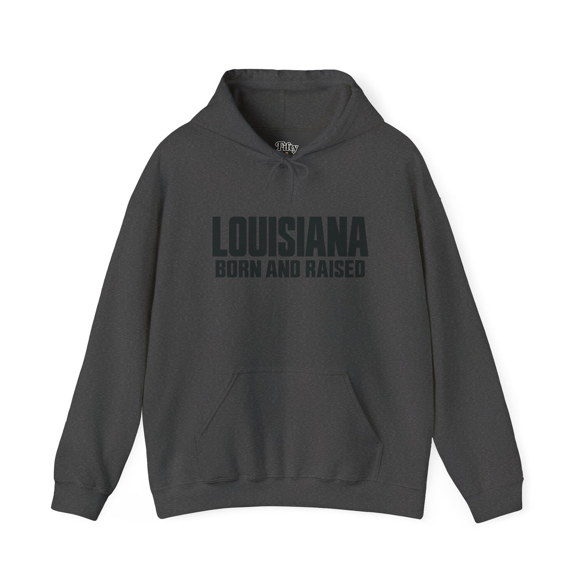 Louisiana Born and Raised Modern Unisex Hoodie Graphic