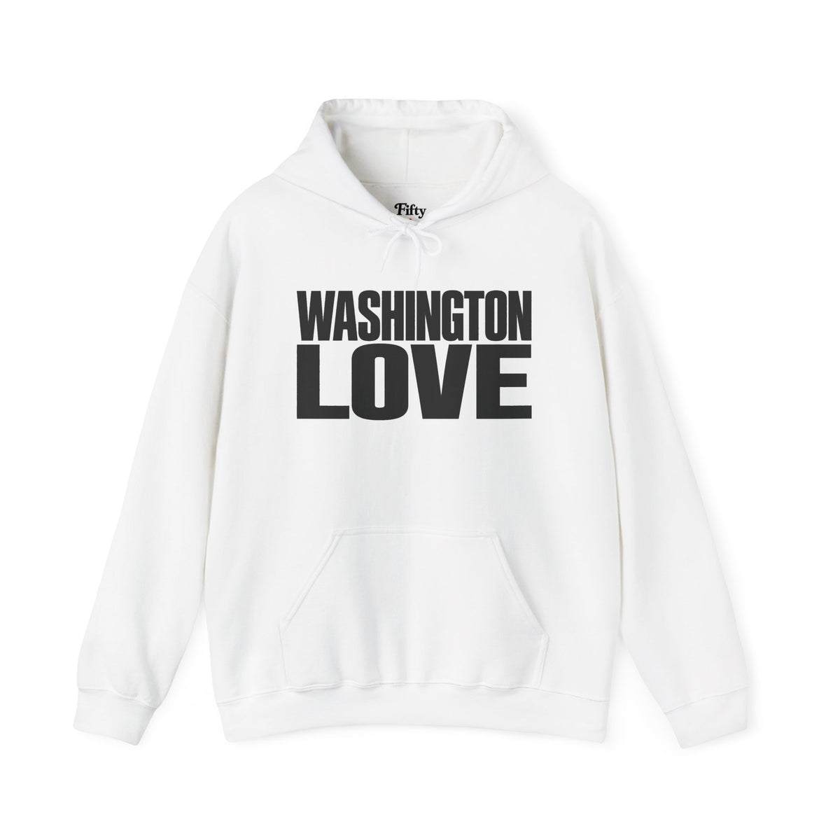 Washington Love Unisex Hoodie State Name Graphic