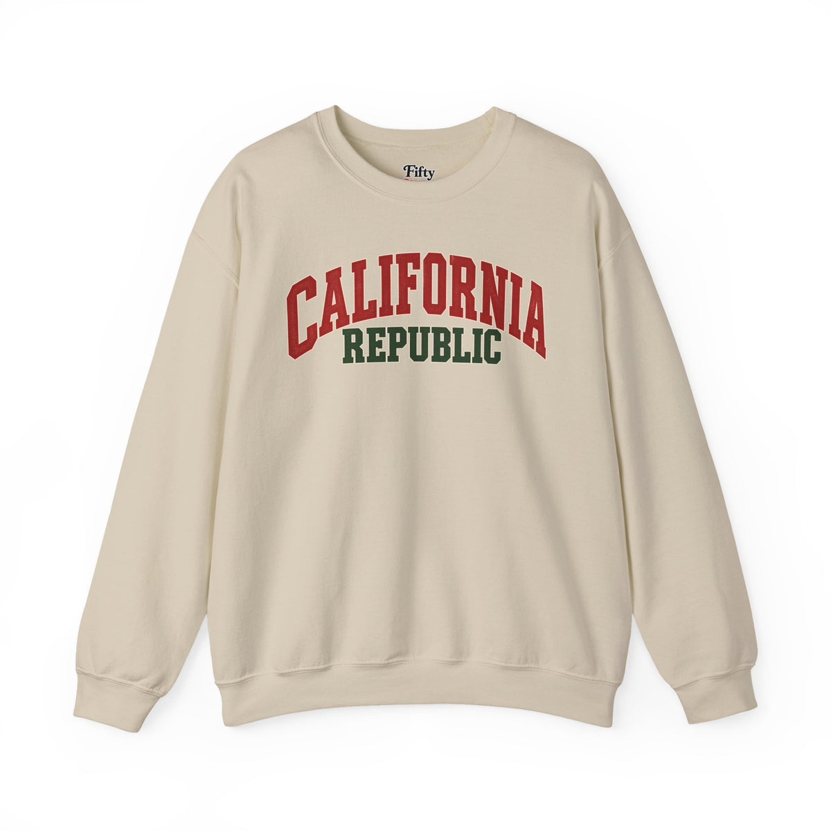 California Republic Unisex Crewneck Sweatshirt State Name Graphic