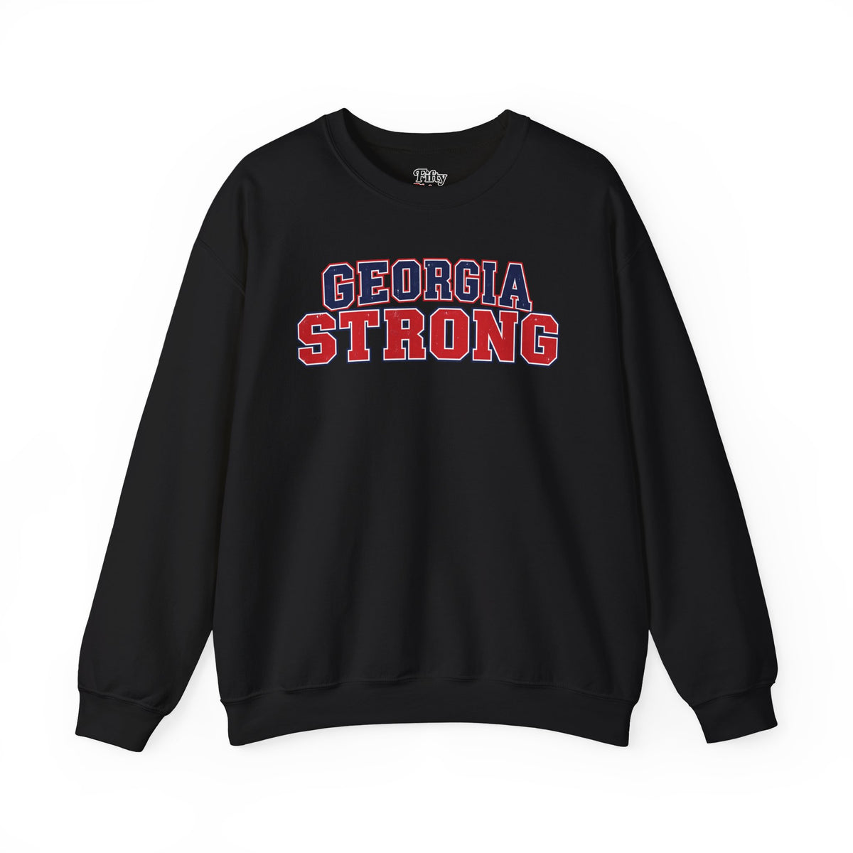 Georgia Strong Unisex Crewneck Sweatshirt State Name Graphic