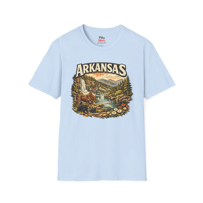 Arkansas Wildlife Unisex Softstyle T Shirt State Pride Graphic Tee Collections FS03