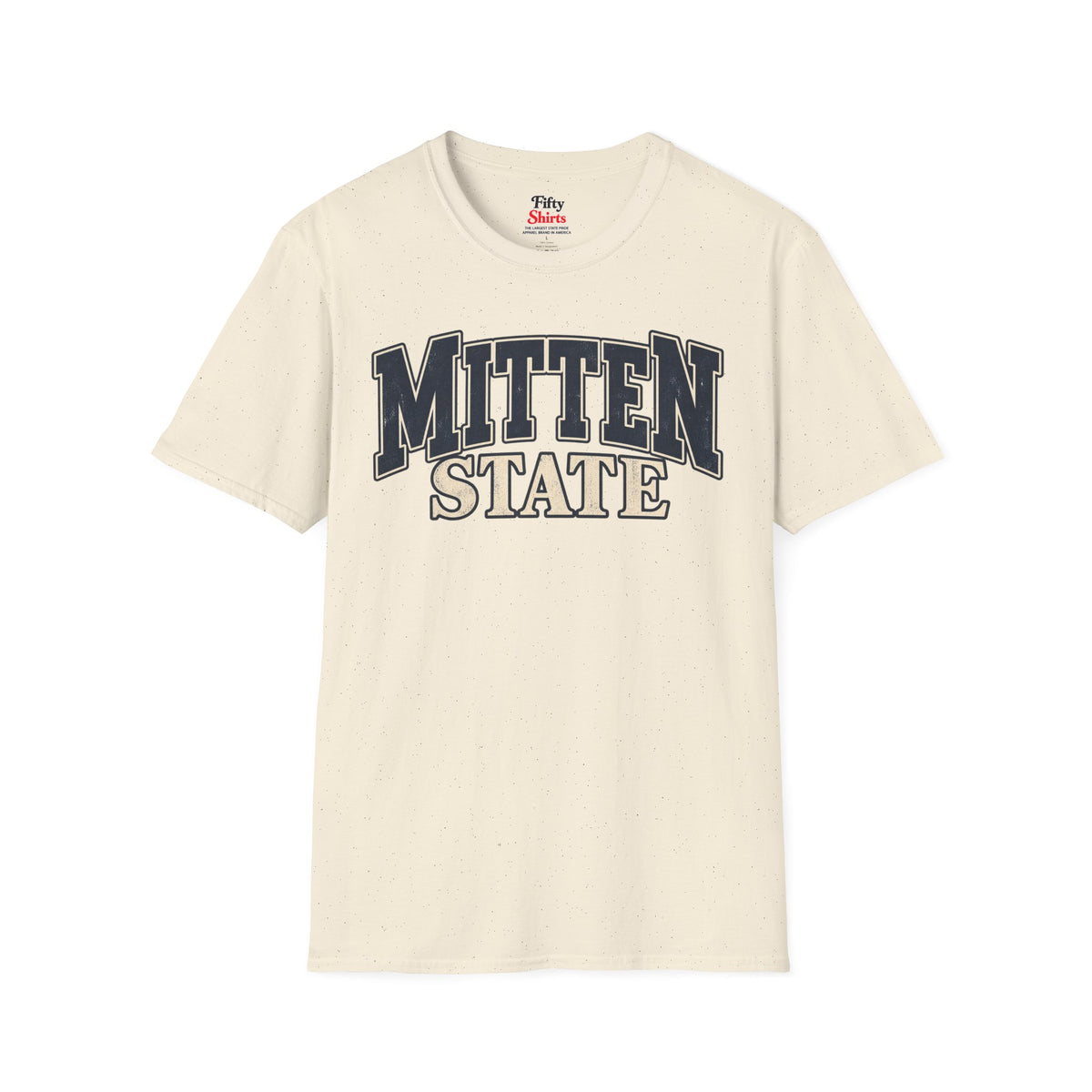 Michigan Mitten State Unisex Softstyle T Shirt State Name Graphic Tee
