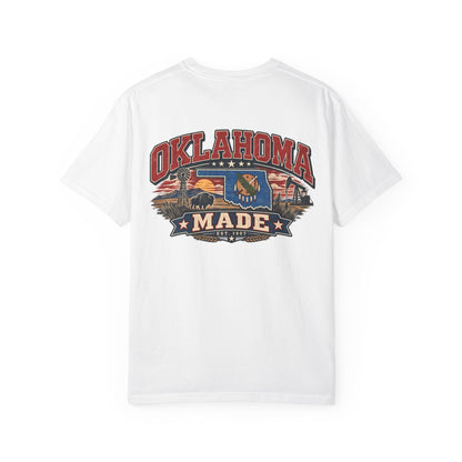 Oklahoma Made Unisex Comfort Color 1717 Streetwear Graphic Tee