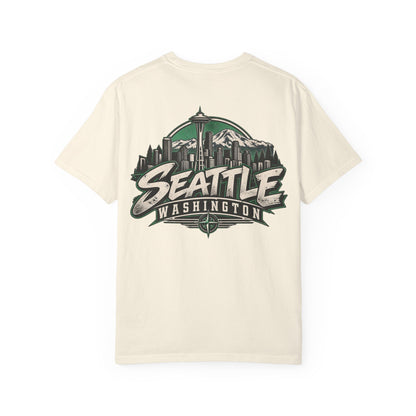 Seattle Washington Unisex Comfort Color 1717 Streetwear Graphic Tee