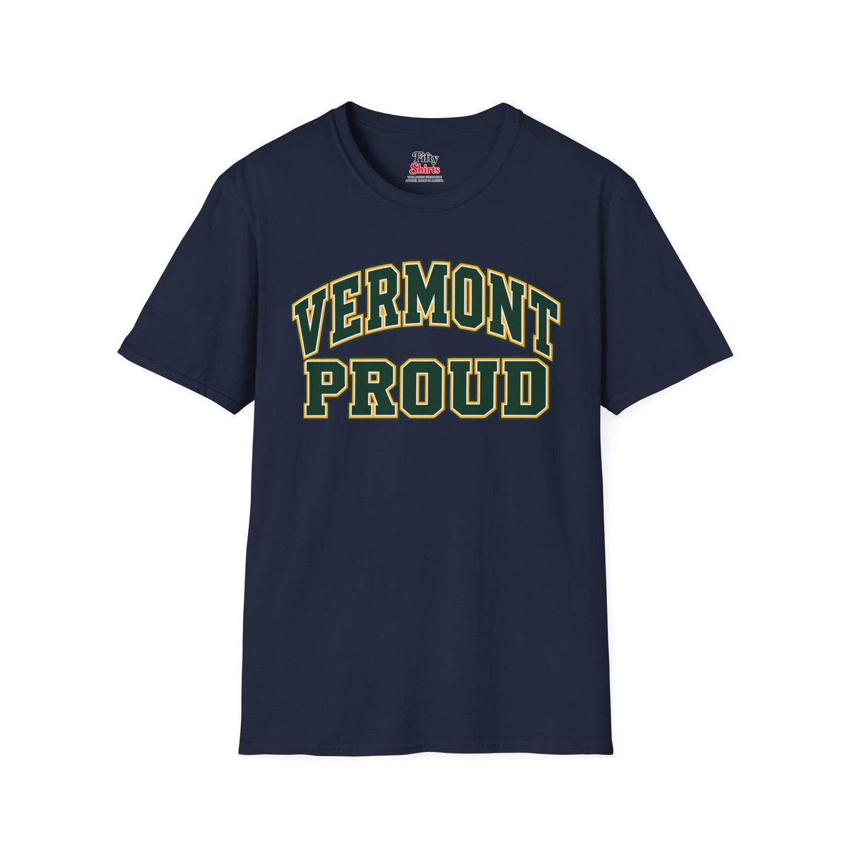 Vermont Proud Unisex Softstyle T Shirt State Name Graphic Tee