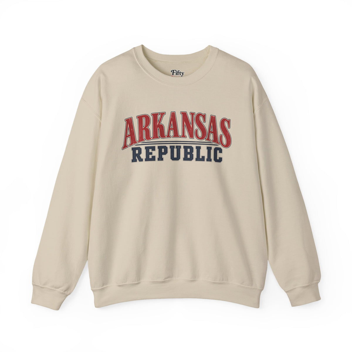 Arkansas Republic Unisex Crewneck Sweatshirt State Name Graphic