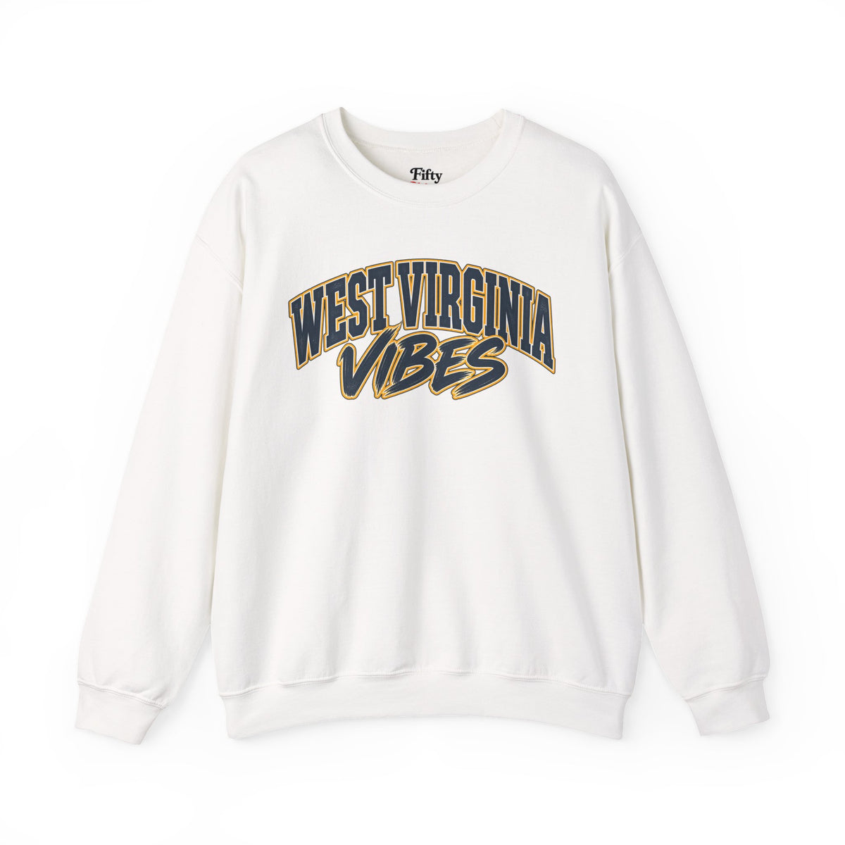 West Virginia Vibes Unisex Crewneck Sweatshirt State Name Graphic