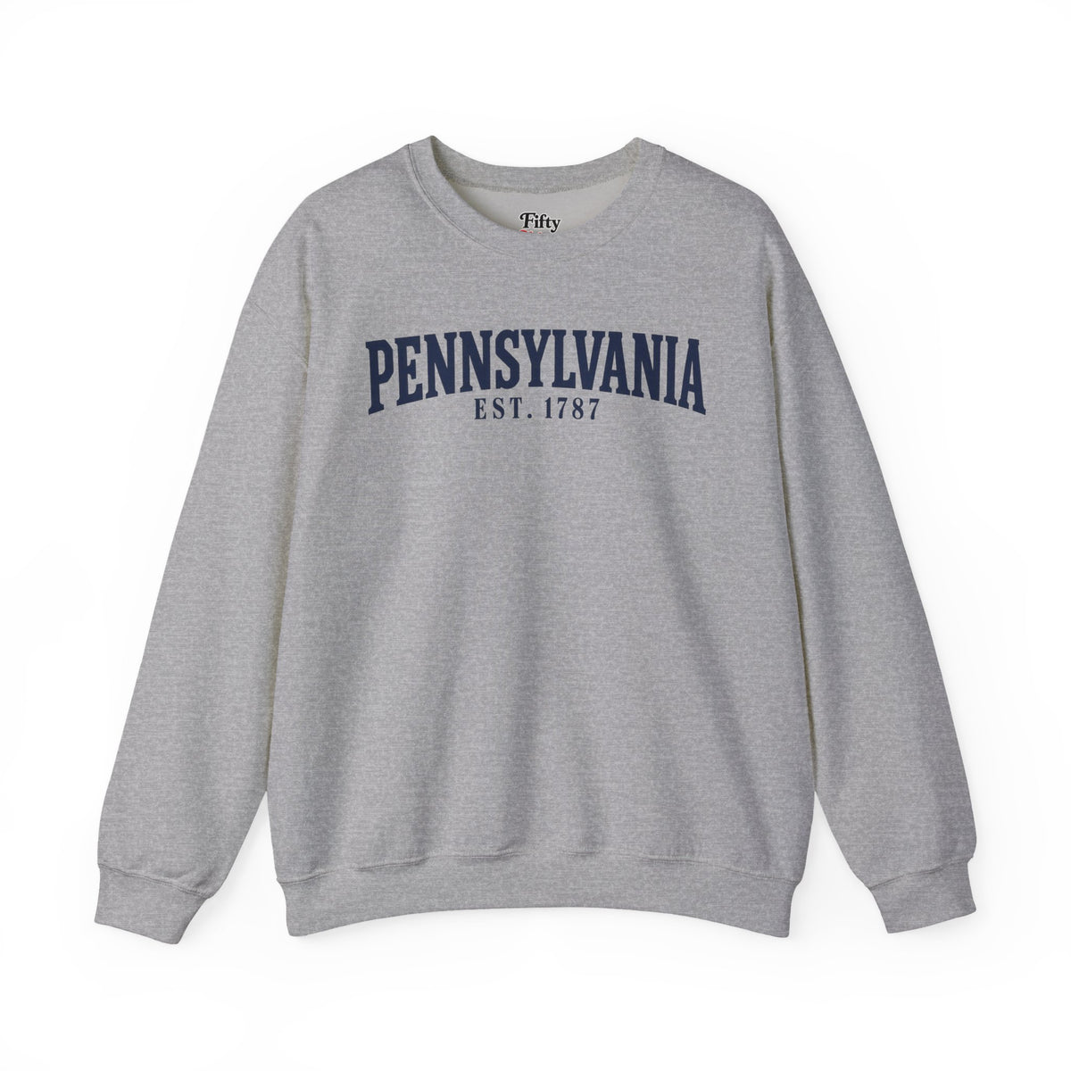 Pennsylvania EST 1787 Unisex Crewneck Sweatshirt State Name Graphic