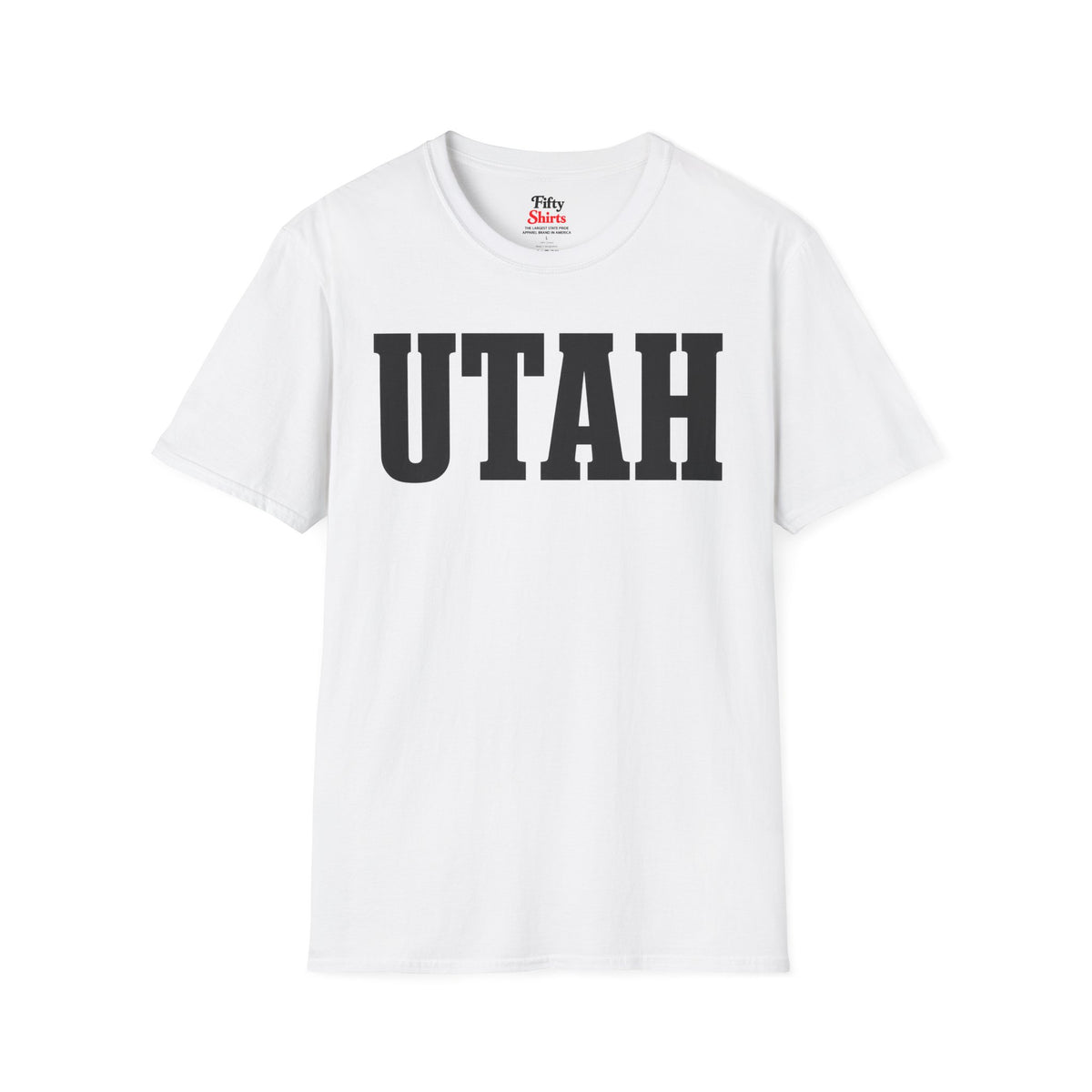 Utah Unisex Softstyle T Shirt State Name Graphic Tee
