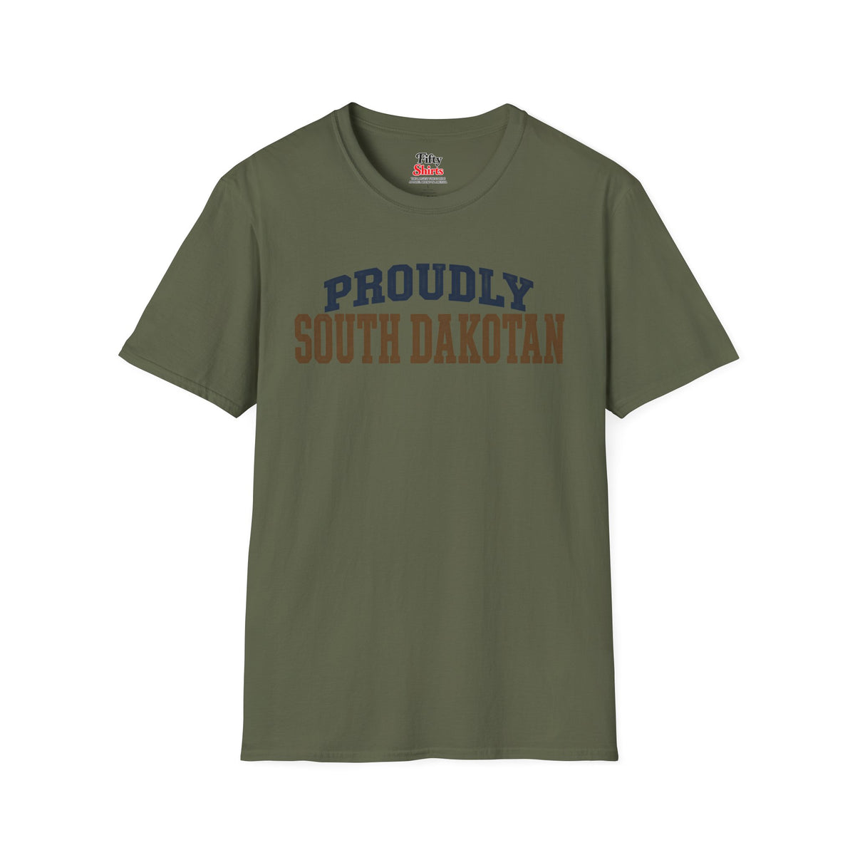 Proudly South Dakotan Dakota Unisex Softstyle T Shirt State Name Graphic Tee