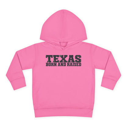 Texas Born and Raised Workwear Unisex Toddler Pullover Fleece Hoodie
