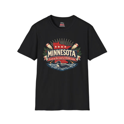 Minnesota State Pride Unisex Softstyle T Shirt State Pride Graphic Tee Collections FS03