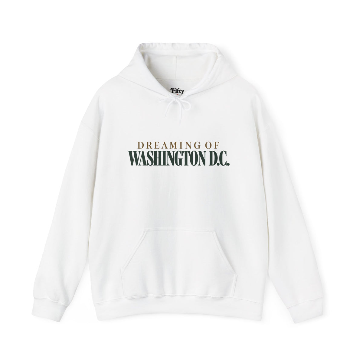 Dreaming of Washington DC Unisex Hoodie State Name Graphic