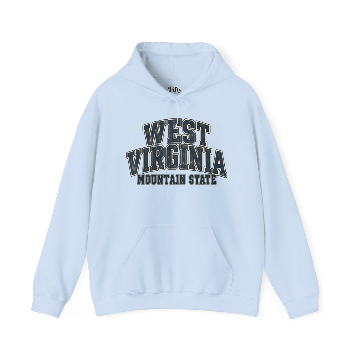 West Virginia Mountain State Unisex Hoodie State Name Graphic